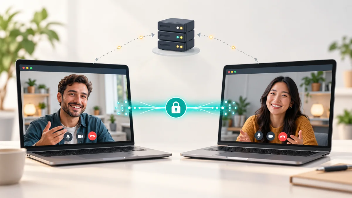 Comment fonctionne le chat vidéo pair à pair sans stocker votre appel sur un serveur