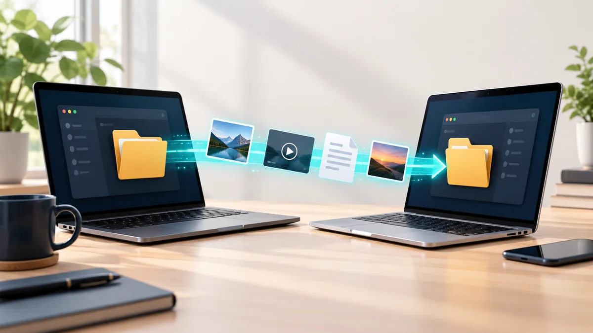 Enviar archivos grandes directamente: cómo la transferencia entre pares se salta la nube